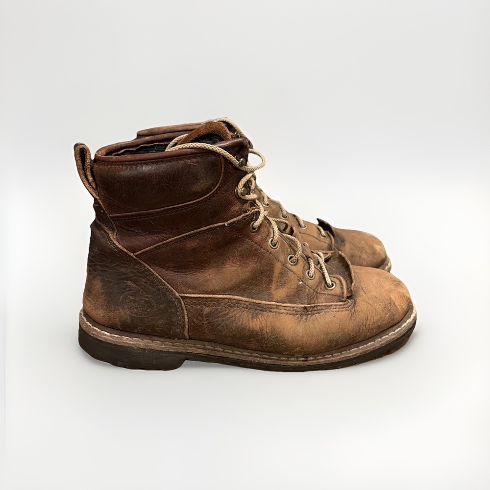 Georgia Boot Brown Leather Work Boots